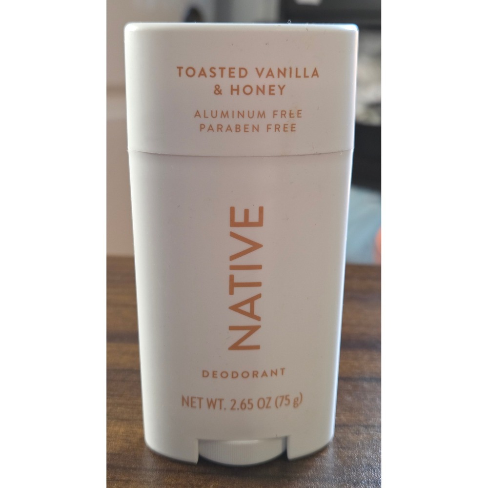 Native Toasted Vanilla & Honey Deodorant Aluminum Free 2.65 oz Stick